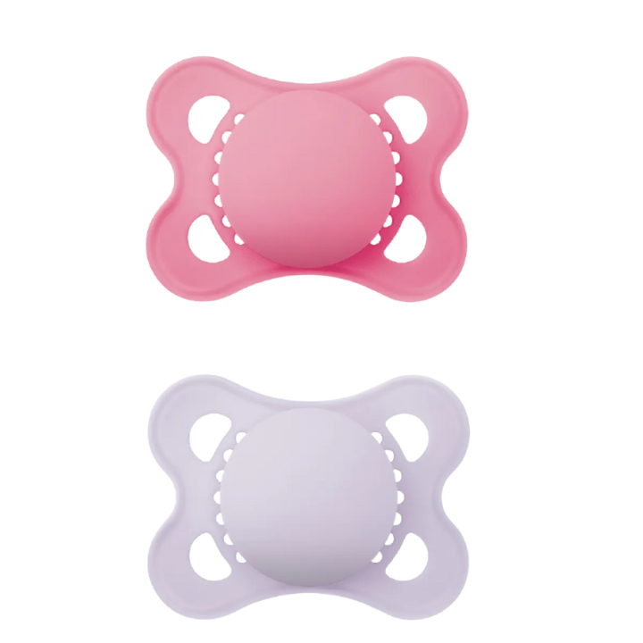 Sucette original silicone 2-6 mois Mam - boîte de 2 sucettes 
