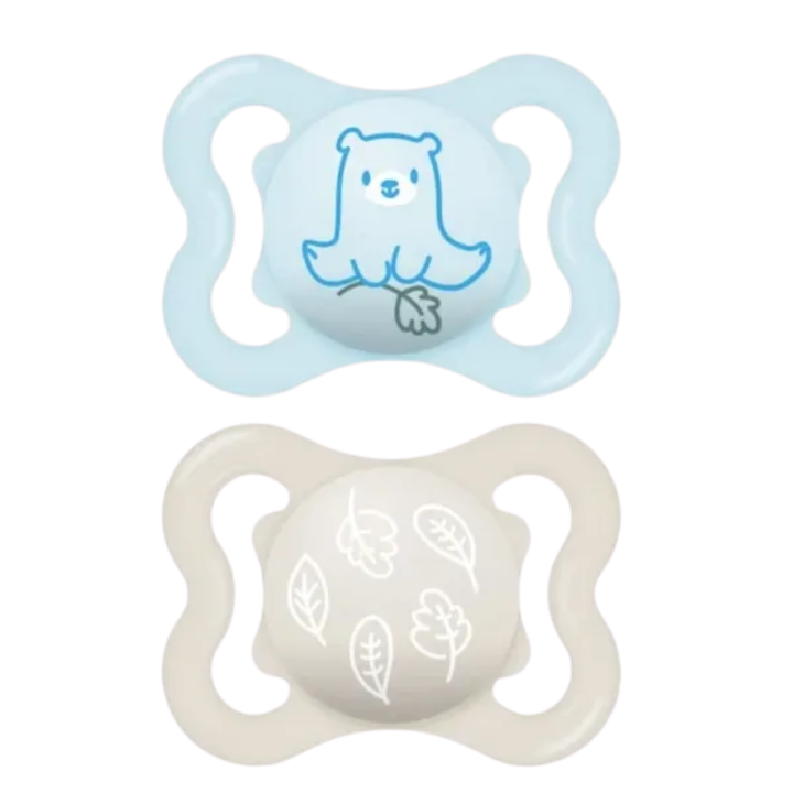 Supreme sucette silicone 2-6 mois Mam - boîte de 2 sucettes