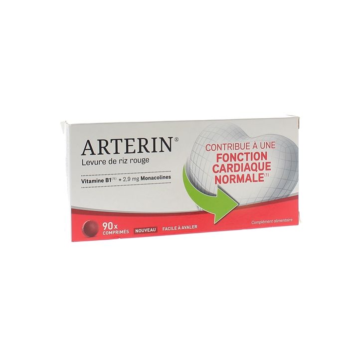Arterin Levure de riz rouge - boîte de 90 comprimés