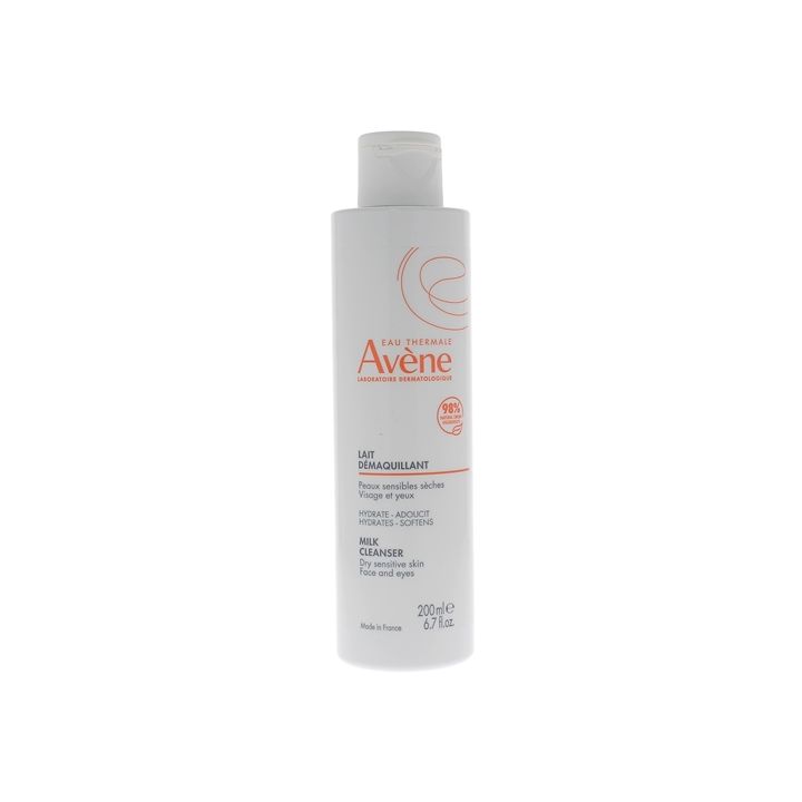 Lait démaquillant douceur Avène - flacon de 200 ml