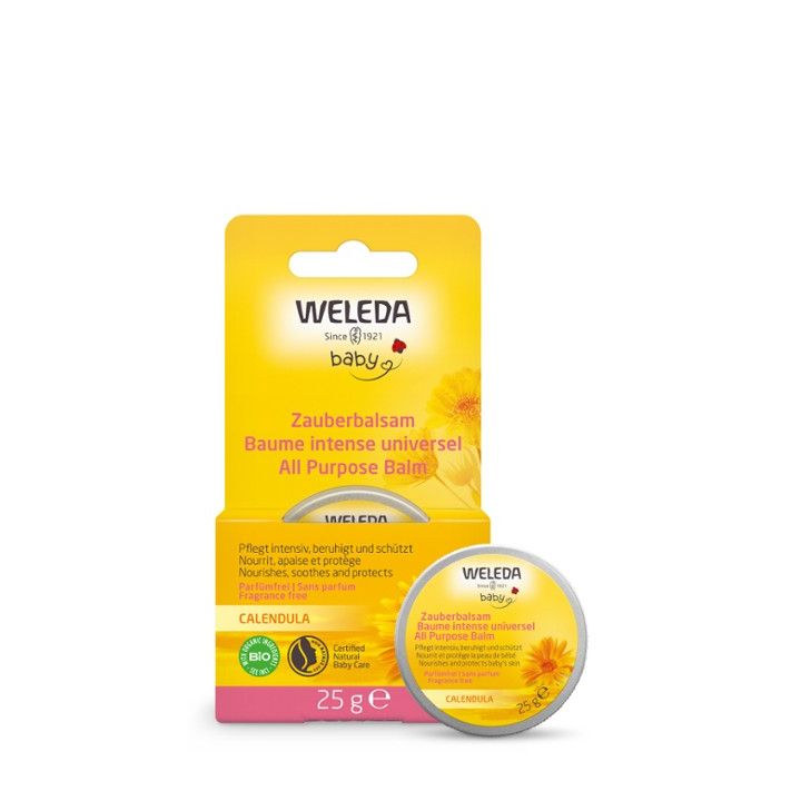 Baume intense universel Calendula Weleda baby - pot de 25g