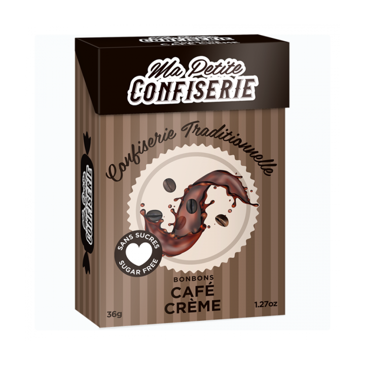 Bonbons café crème Ma petite confiserie - boîte de 36,5 g