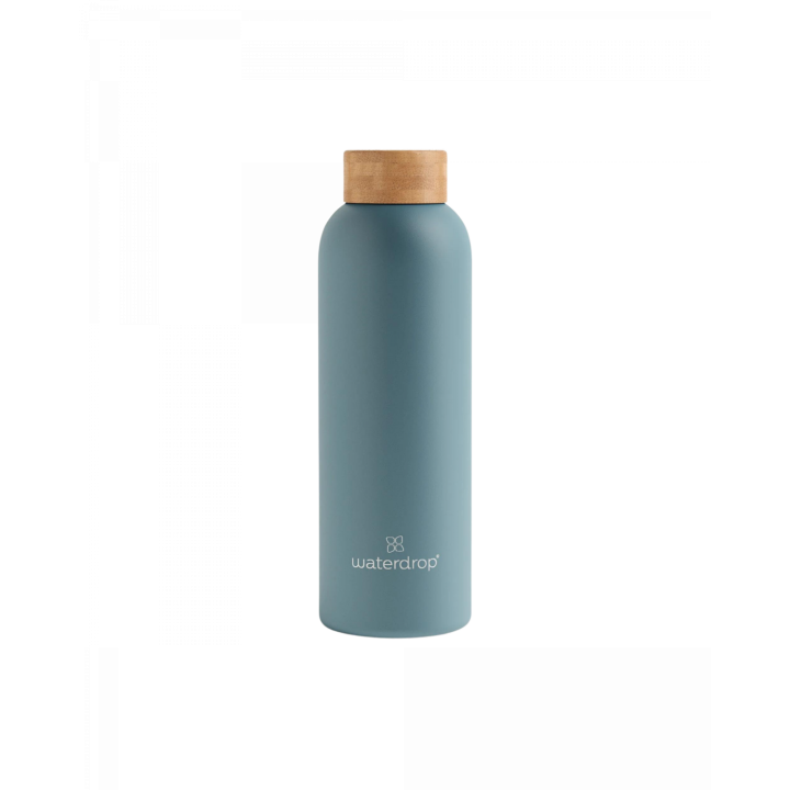 Bouteille thermo inox turquoise Waterdrop - une bouteille de 600ml