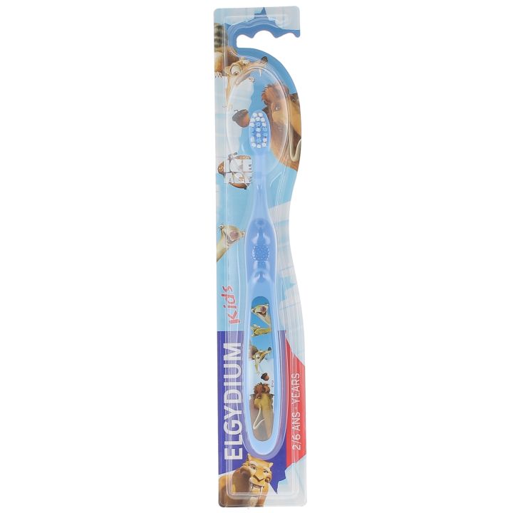 Brosse à dents 2-6 Ans L'Âge de Glace Bleu Elgydium Kids - 1 brosse à dents