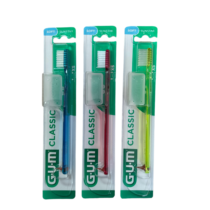 Brosse à dents Classic 407 souple GUM - une brosse à dents