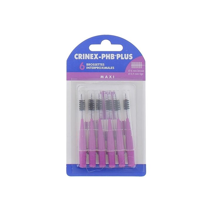 Brossettes interdentaires maxi phb plus Crinex - 6 brossettes