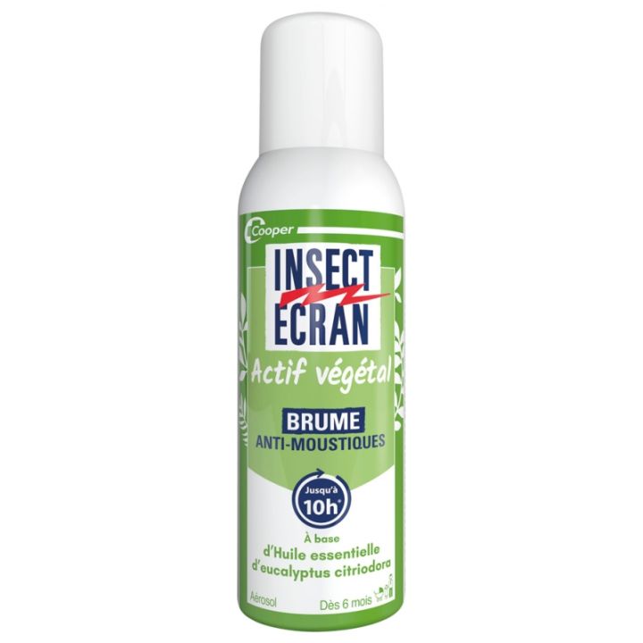 Brume anti-moustiques actif végétal Insect Ecran - aérosol de 100ml