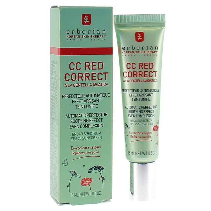 CC Red correct à la centella asiatica Erborian - tube de 15 ml