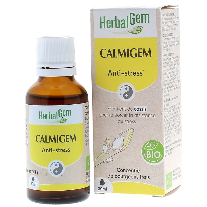 Calmigem anti-stress HerbalGem - flacon compte-gouttes de 30 ml