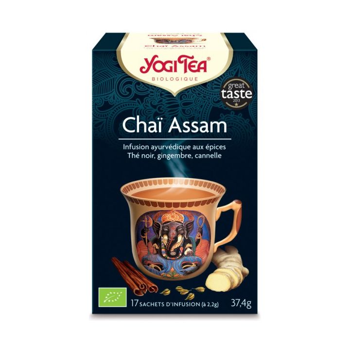 Chaï Assam infusion bio Yogi Tea - 17 infusettes