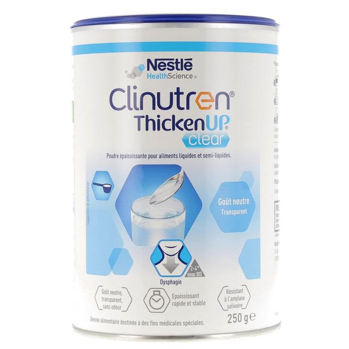 Clinutren ThickenUp Clear poudre épaississante Nestlé Health Science - pot de 250g