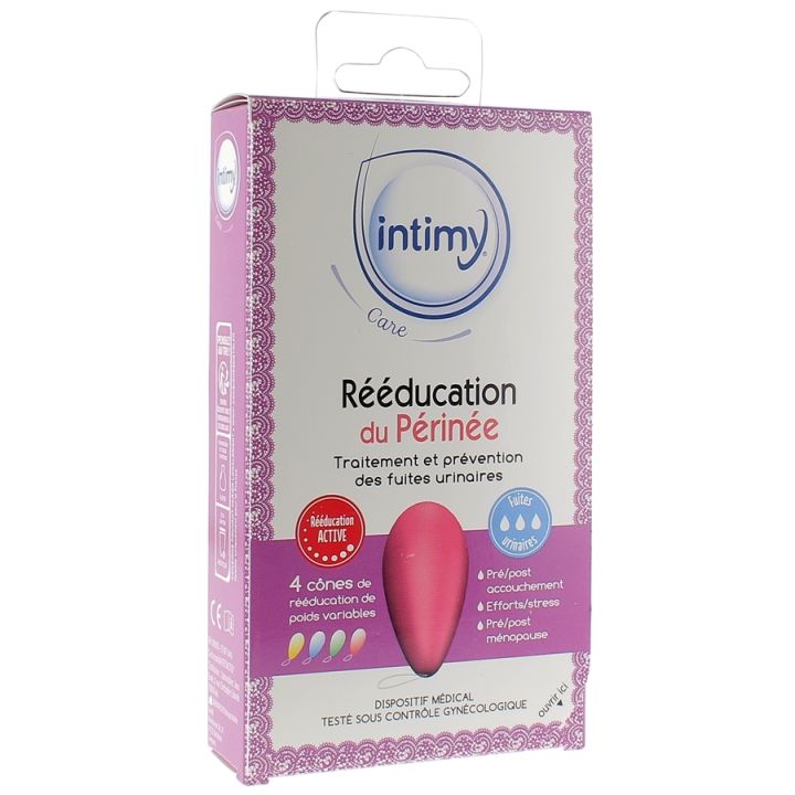 Coffret 4 cônes de rééducation du périnée Intimy Care - boite de 4 cônes