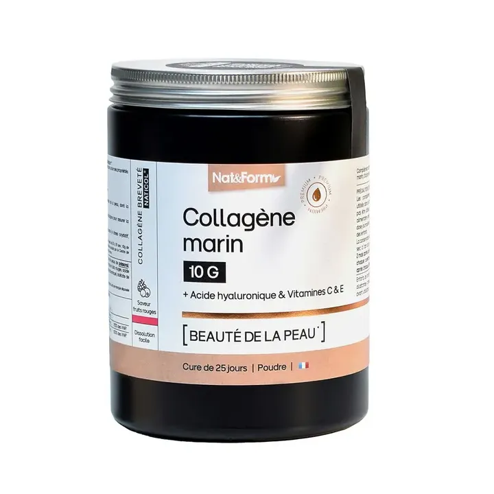 Collagène marin beauté de la peau Nat&Form - pot de 315g