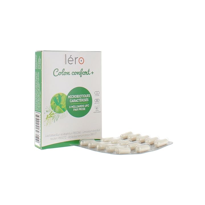 Colon Confort + Léro - boîte de 30 gélules