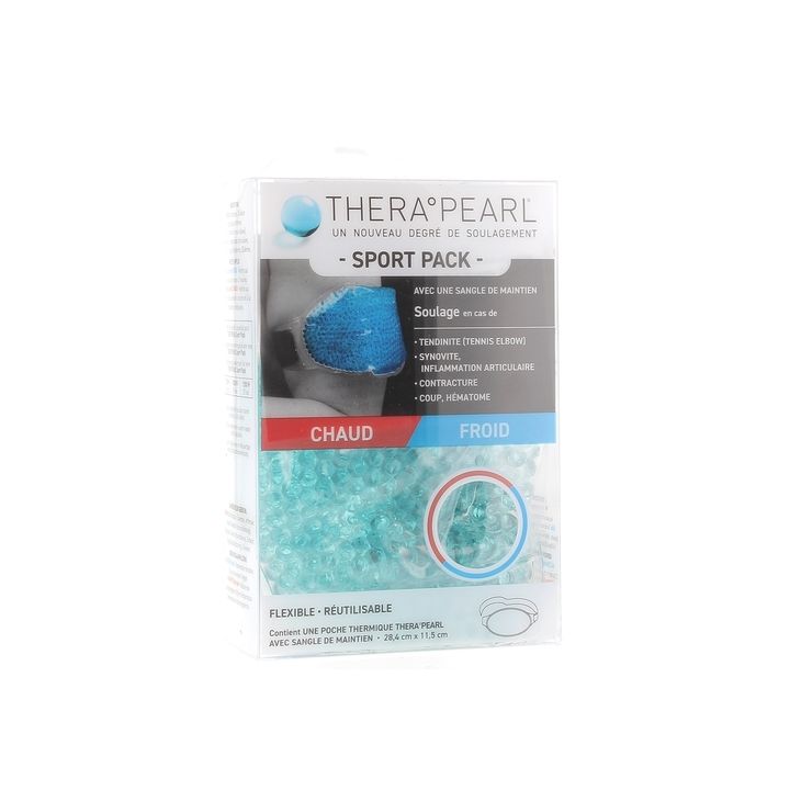 Compresse packs sport avec strap TheraPearl - boîte de 1 compresse