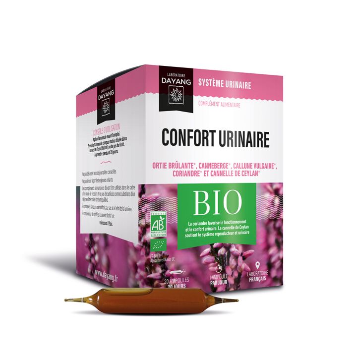 Confort urinaire Bio Dayang - boîte de 20 ampoules