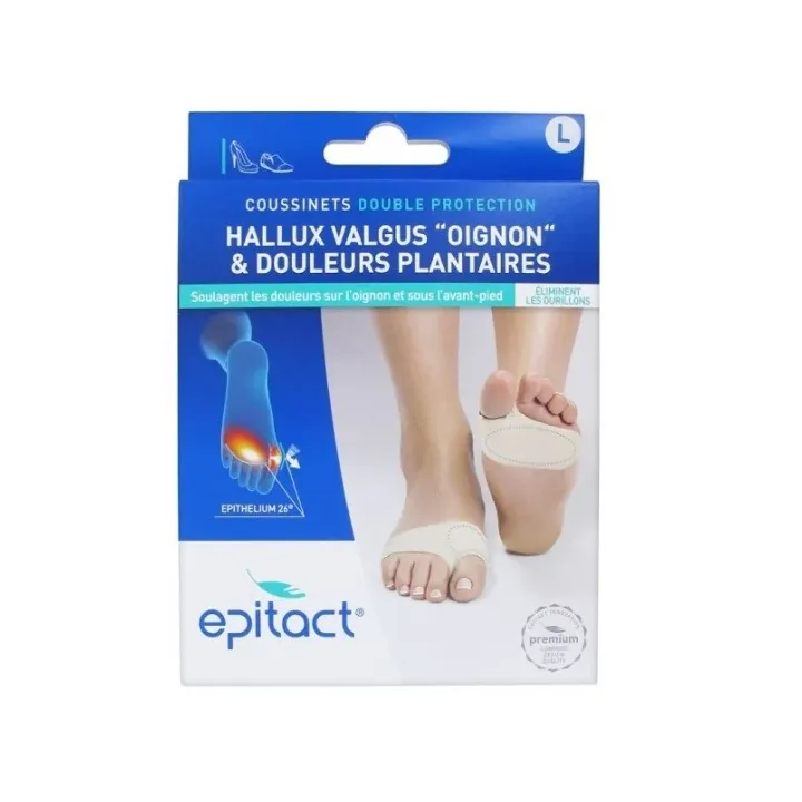 Coussinets double protection Hallux Valgus L Epitact - 1 paire