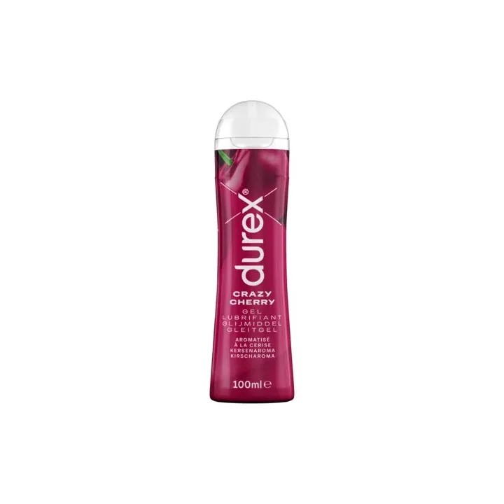 Crazy Cherry Gel lubrifiant à la cerise Durex - tube de 100ml