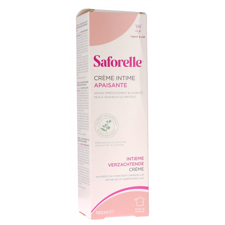 Crème apaisante intime Saforelle - tube de 100 ml