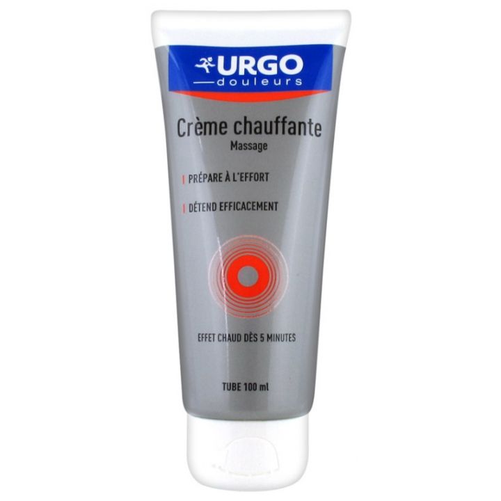 Crème chauffante massage Urgo - tube de 100 ml