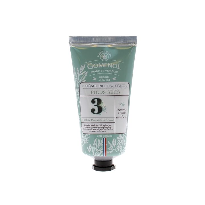 Crème protectrice pieds secs Gomenol - tube de 75 ml