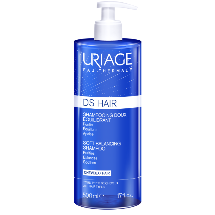 DS Hair Shampooing doux équilibrant Uriage - flacon de 500 ml