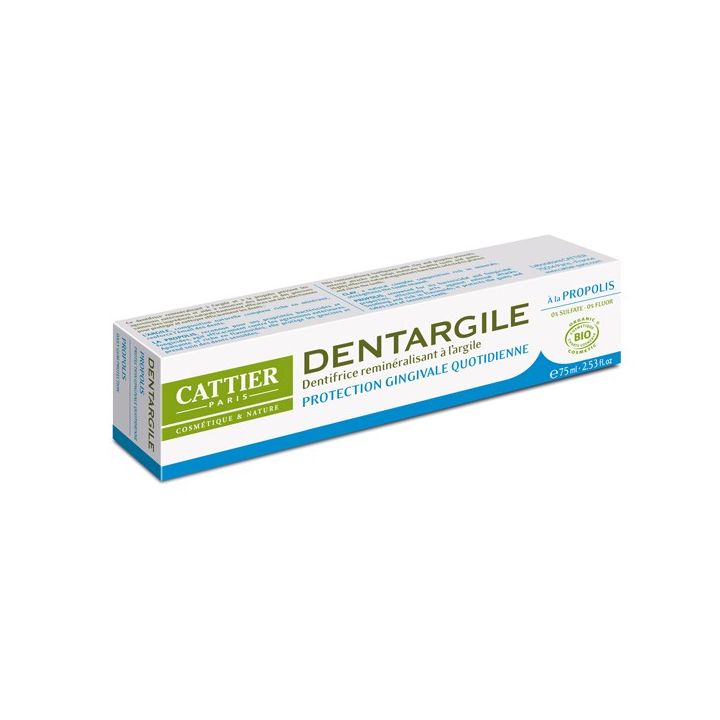 Dentargile dentifrice Propolis Bio protection des gencives Cattier - tube 75 ml