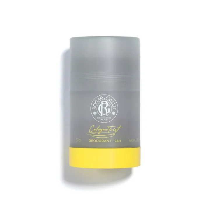 Déodorant 24h Cologne Twist Roger & Gallet - stick de 50ml