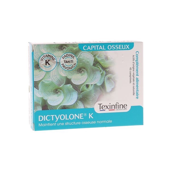 Dictyolone K Texinfine - boite de 45 comprimés