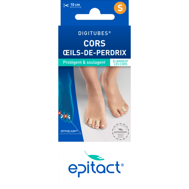Digitubes cors oeil de perdrix taille S Epitact - 1 x 10cm