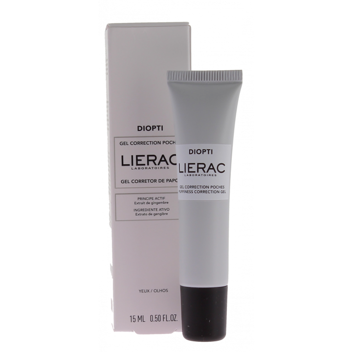 Diopti gel correction poches Lierac - tube de 15 ml