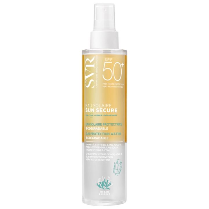 Sun Secure Eau solaire hydratante SPF50 SVR - spray de 200 ml
