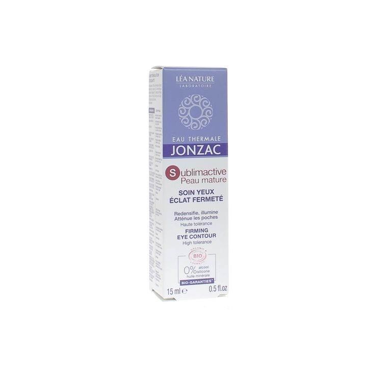 Eau thermale de Jonzac soin yeux Sublimactive peau mature Léa Nature - tube de 15ml