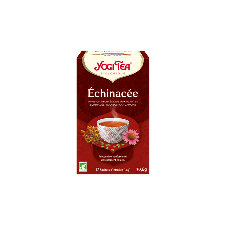 Echinacée bio Yogi Tea - boîte de 17 infusettes