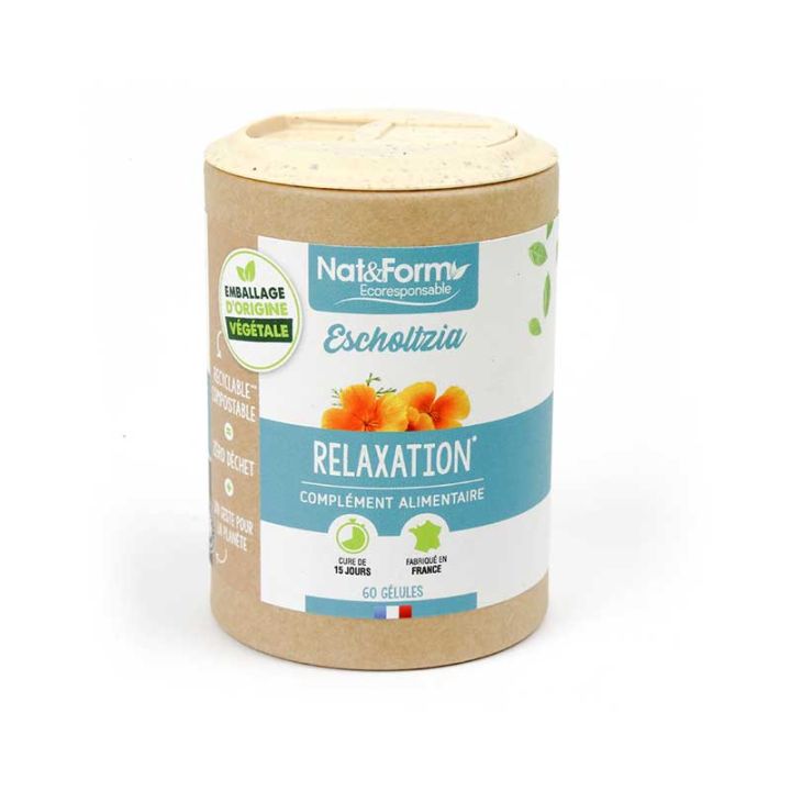Escholtzia Ecoresponsable Nat&Form - boite de 60 gélules