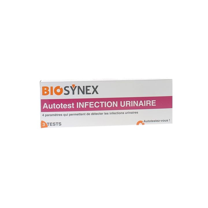 Autotest infections urinaires Biosynex - boîte de 3 tests
