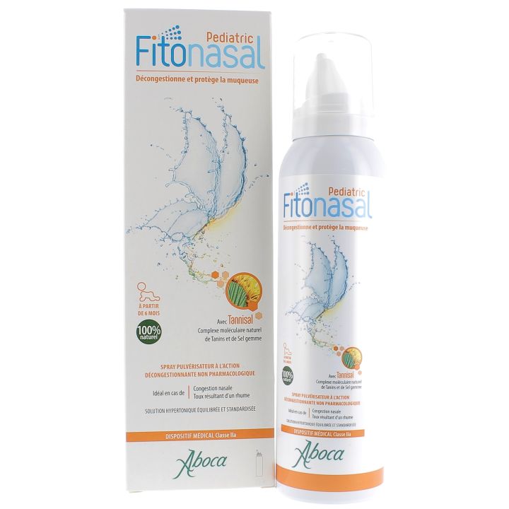 Fitonasal Pediatric Décongestionne et Protège la muqueuse Aboca - Spray pulvérisateur de 125 ml