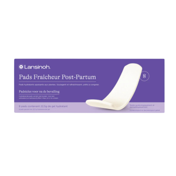 Pads fraîcheur post-partum Lansinoh - boite de 8 pads