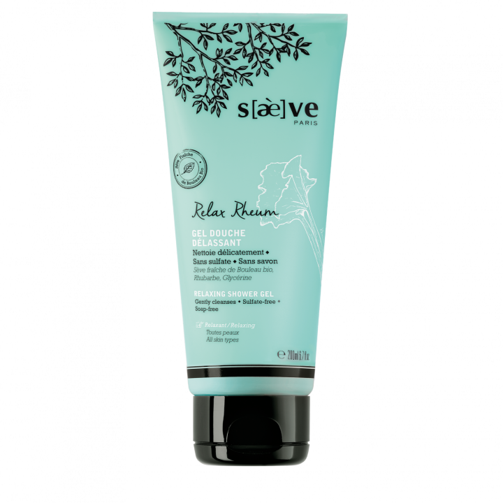Gel Douche Délassant Relax Rheum Saeve - Tube de 200 ml