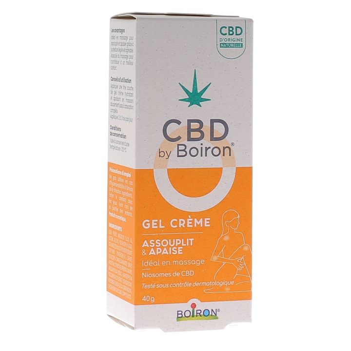 Gel crème CBD by Boiron - tube de 40ml