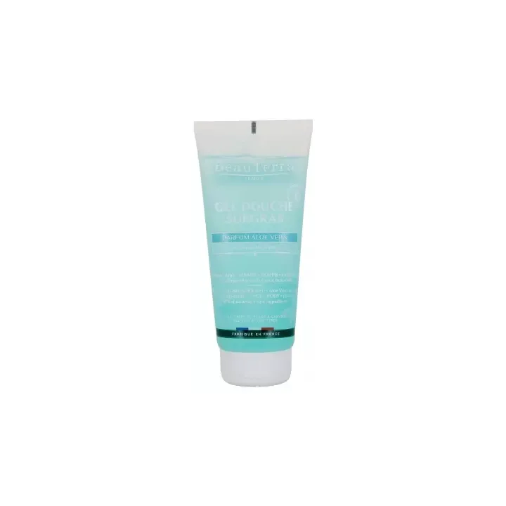 Gel douche surgras aloe vera Beauterra - tube de 200ml
