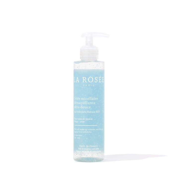 Gelée micellaire démaquillante ultra douce La Rosée - flacon à pompe de 195 ml