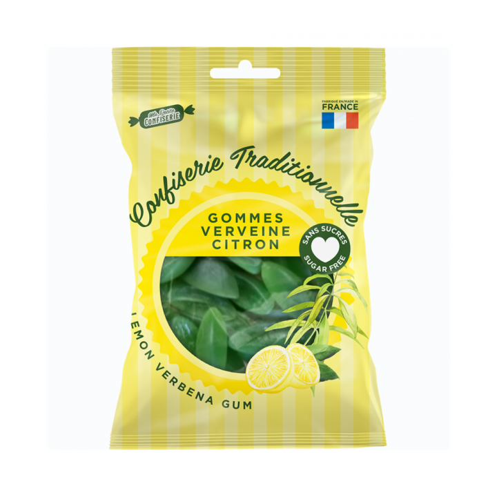 Gommes verveine citron sans sucres Ma petite confiserie - sachet de 100 g
