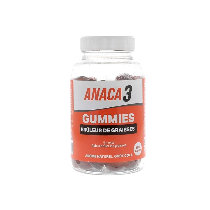 Gummies Brûleur de graisses Anaca3 - pot de 60 gummies