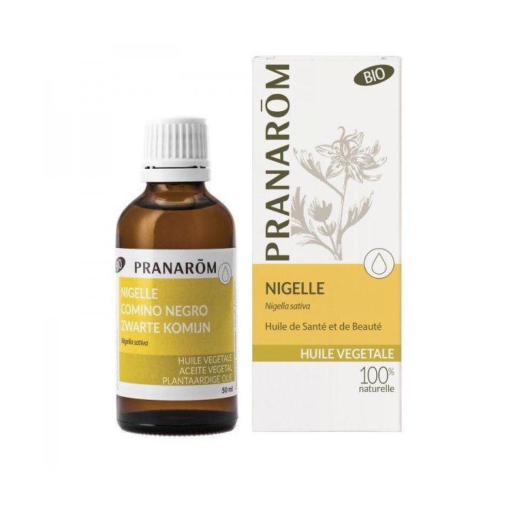Huile végétale de nigelle BIO Pranarom - flacon de 50 ml