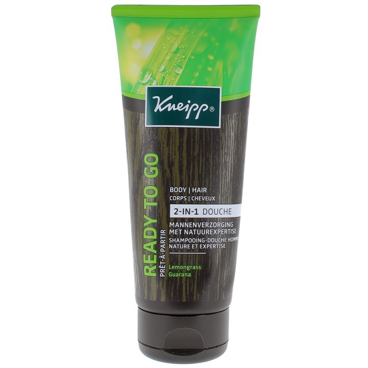 Homme Shampoing douche lemongrass guarana KNEIPP - Tube de 200ml