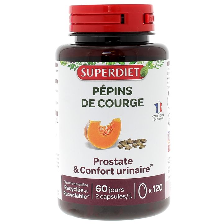 Pépins de courge Super Diet - boite de 120 capsules