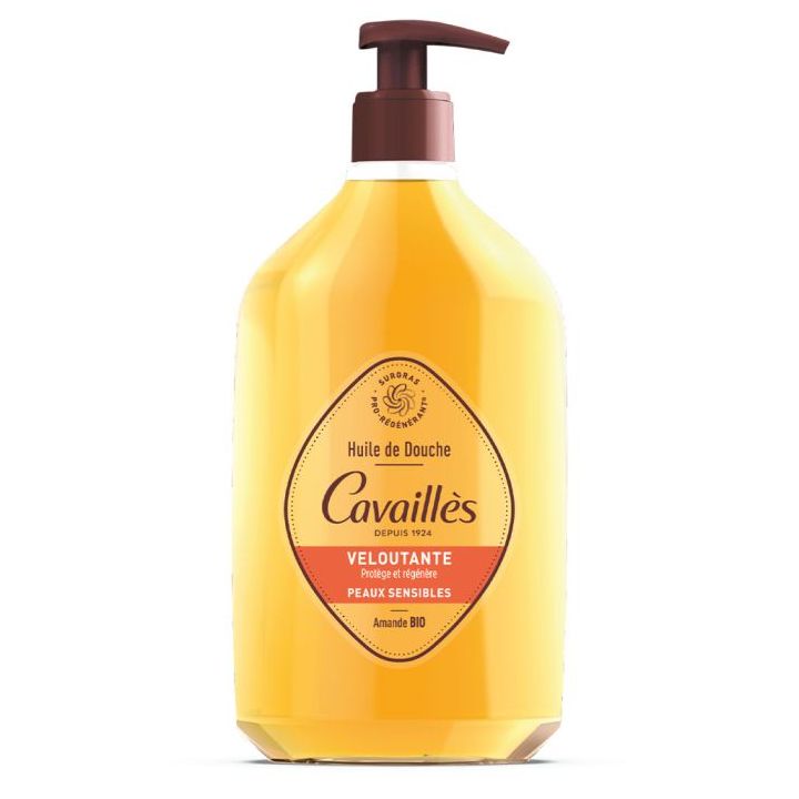 Huile bain et douche veloutante Rogé Cavaillès - flacon de 750 ml
