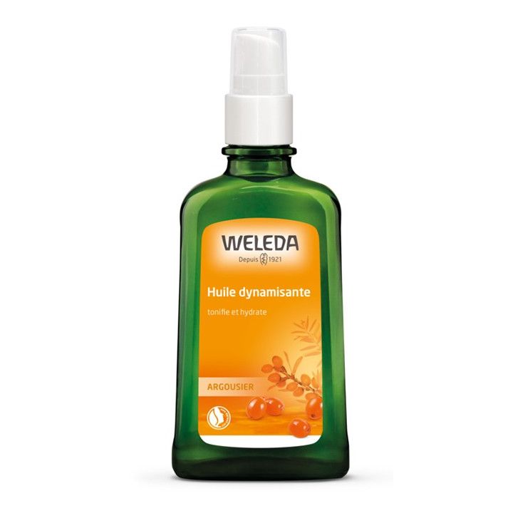 Huile dynamisante à l'argousier Weleda - Flacon de 100 ml
