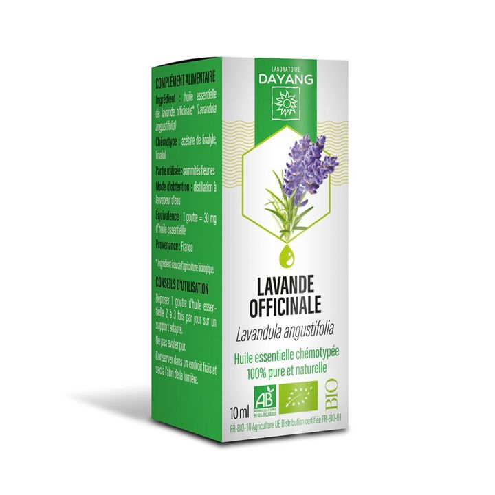 Huile essentielle Lavande officinale bio Dayang - flacon de 10ml